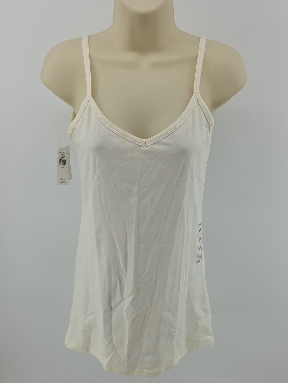 Buckle Ivory V-Neck/Scoop Neck Spaghetti Strap Camisole
